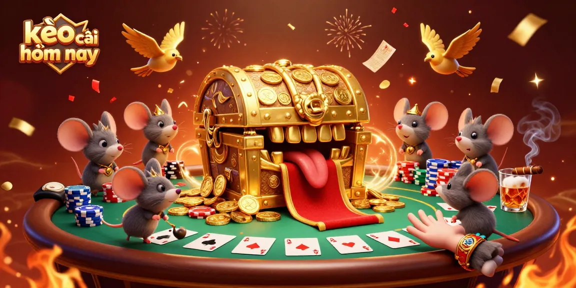 Engage in kèo nhà cái hôm nay while surrounded by vibrant casino elements and winning opportunities.