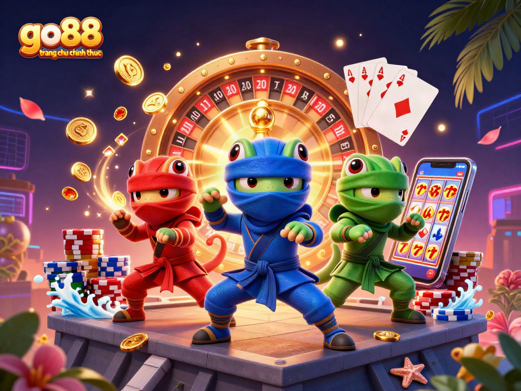 Experience exhilarating gameplay with go88 trang chu chinh thuc as ninja chameleons dynamically interact with casino elements.